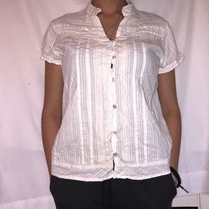white blouse button up